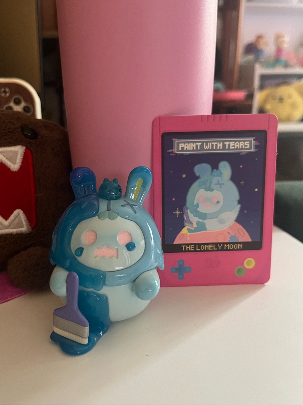 Shinwoo the lonely moon paint with tears figure finding unicorn f.un
